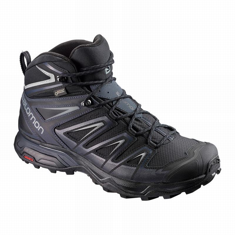 Salomon X ULTRA 3 MID GORE-TEX Botas De Montaña Hombre - Negras - Colombia (89235-PAKU)